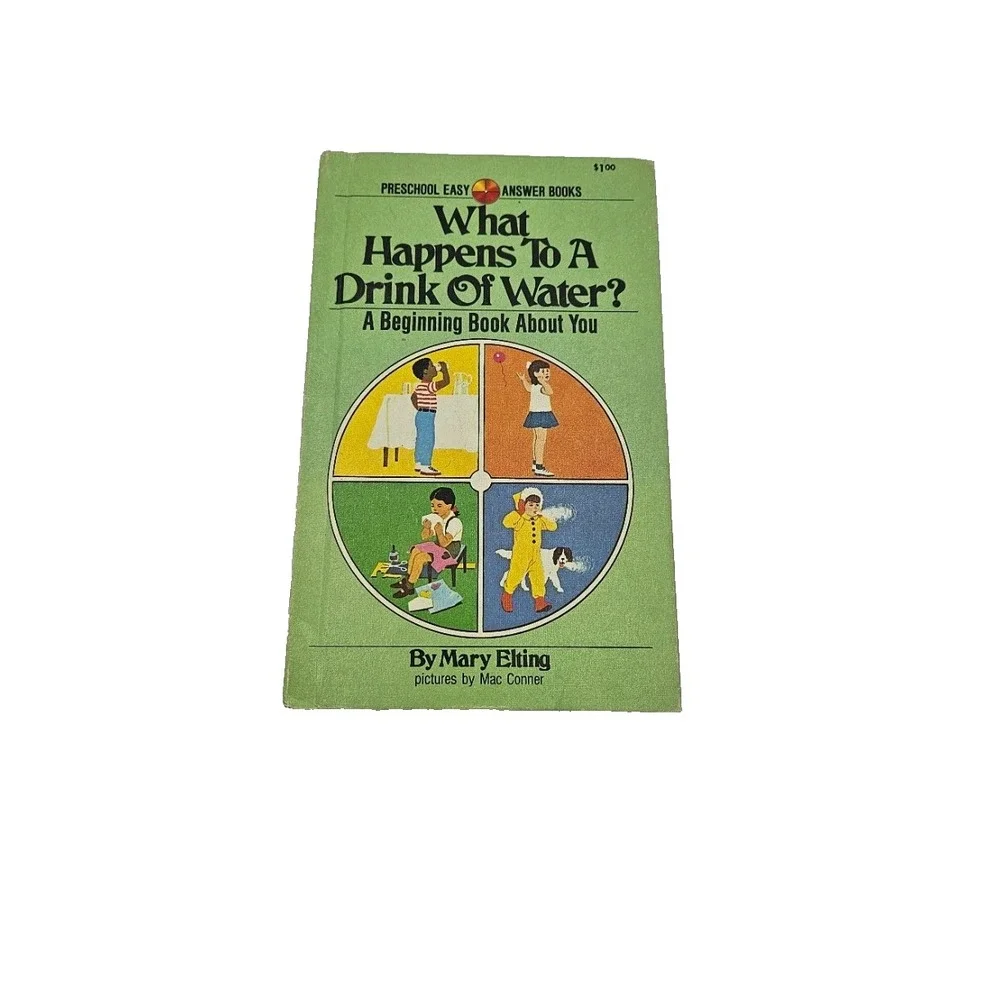 Vintage 1971 What Happens to a Drink of Water Mary Elting Mac Conner Hardcover - Picture 1 of 8